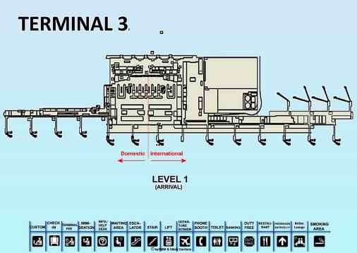 Click to enlarge NAIA-3 Arrival map in a new tab