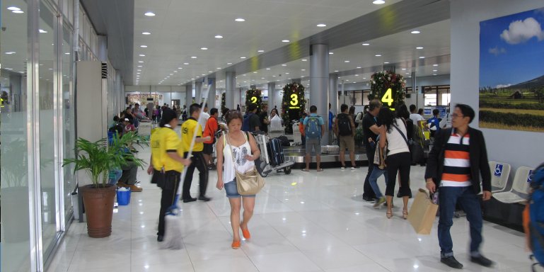 Few traffic in Domestic Terminal