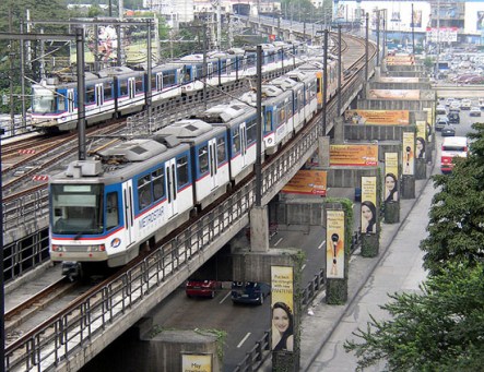 A twenty kilometers of fully elevated track