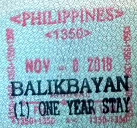 The Balikbayan stamp