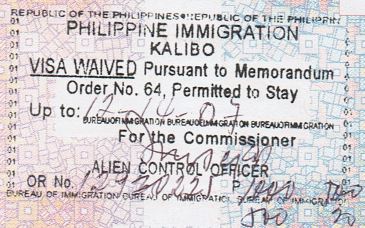 Visa Waiver Extension